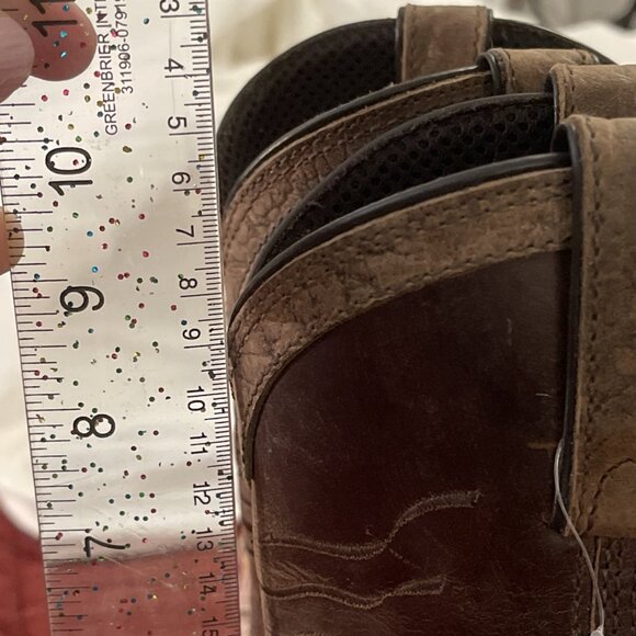 NWB Hoss Rushmore Soft Toe Boot Brown Leather Cowboy Western Stars Men Sz 5.5 M‎ - Picture 12 of 16